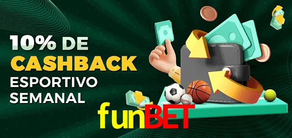10% de bônus de cashback na funbet