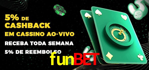 Promoções do cassino ao Vivo funbet